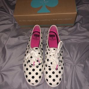 Kate Spade polka dot Keds size 10